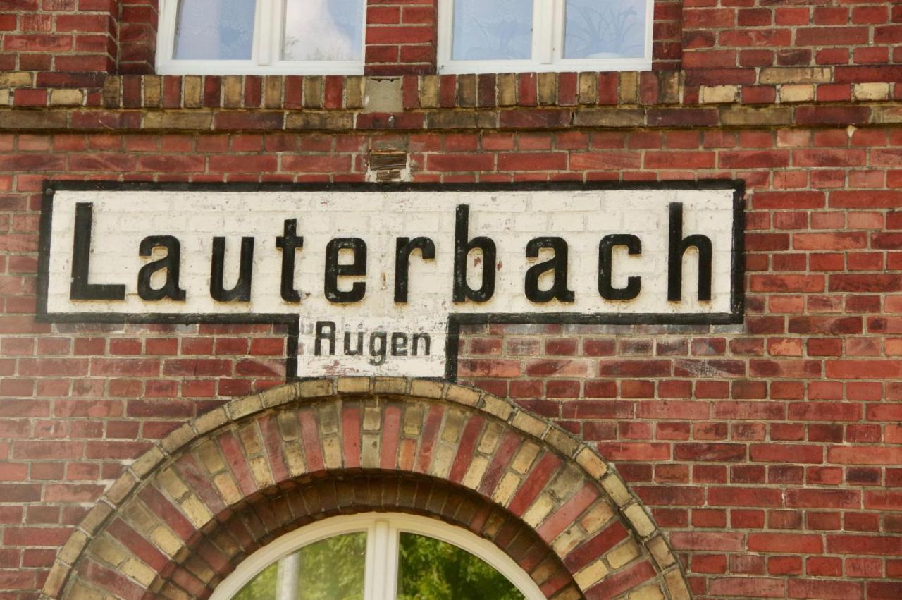 Urlaubsbahnhof-Stellwerk Apartment Lauterbach  Bagian luar foto