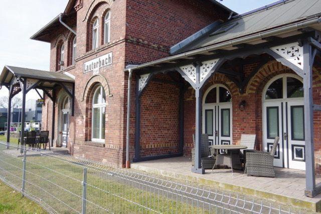 Urlaubsbahnhof-Stellwerk Apartment Lauterbach  Bagian luar foto